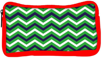 

Snoogg Eco Friendly Canvas Green Waves Pattern 2540 Student Pen Pencil Case Coin Purse Pouch Cosmetic Makeup Bag (RED) Pouch(Multicolor)
