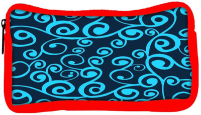 

Snoogg Eco Friendly Canvas Wave Pattern Seamlessly Tiling Seamless Wave Backgroundocean Texture Student Pen Pencil Case Coin Purse Pouch Cosmetic Makeup Bag (RED) Pouch(Multicolor)