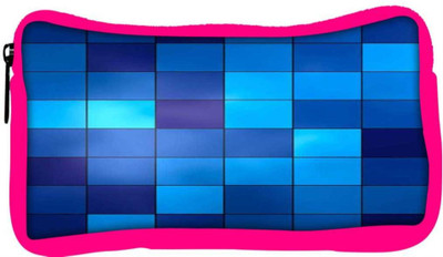 

Snoogg Eco Friendly Canvas Digital Squares Student Pen Pencil Case Coin Purse Pouch Cosmetic Makeup Bag (PINK) Pouch(Multicolor)