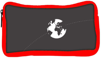 

Snoogg Eco Friendly Canvas Earth Designer Student Pen Pencil Case Coin Purse Pouch Cosmetic Makeup Bag (RED) Pouch(Multicolor)
