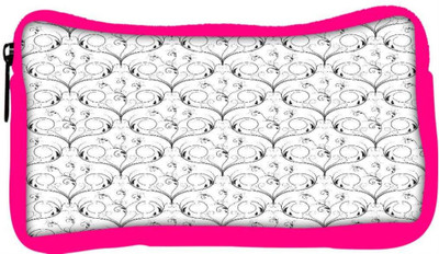 

Snoogg Eco Friendly Canvas Lite Pattern Designer Student Pen Pencil Case Coin Purse Pouch Cosmetic Makeup Bag (PINK) Pouch(Multicolor)