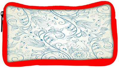 

Snoogg Eco Friendly Canvas Floral Hand Drawn Background Student Pen Pencil Case Coin Purse Pouch Cosmetic Makeup Bag (RED) Pouch(Multicolor)