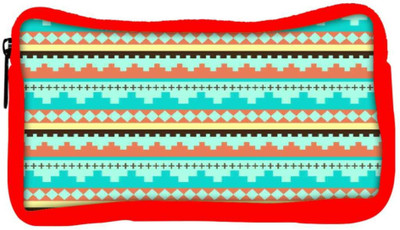 

Snoogg Eco Friendly Canvas Aztec Pattern Temple Student Pen Pencil Case Coin Purse Pouch Cosmetic Makeup Bag (RED) Pouch(Multicolor)