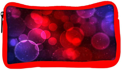 

Snoogg Eco Friendly Canvas Multicolor Balls Designer Student Pen Pencil Case Coin Purse Pouch Cosmetic Makeup Bag (RED) Pouch(Multicolor)