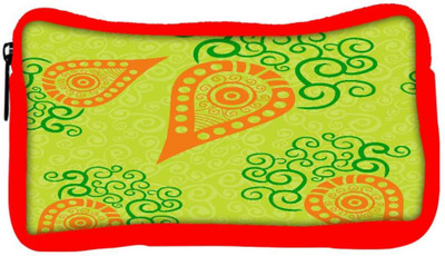 

Snoogg Eco Friendly Canvas Green Pattern Designer Student Pen Pencil Case Coin Purse Pouch Cosmetic Makeup Bag (RED) Pouch(Multicolor)