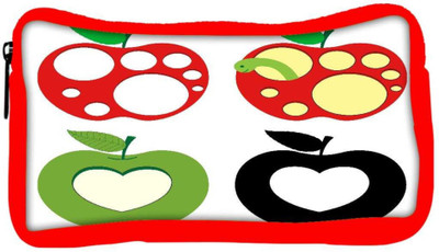 

Snoogg Eco Friendly Canvas Colorful Apples Designer Student Pen Pencil Case Coin Purse Pouch Cosmetic Makeup Bag (RED) Pouch(Multicolor)