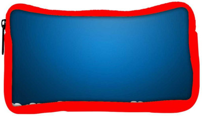 

Snoogg Eco Friendly Canvas Blue And White Clouds Designer Student Pen Pencil Case Coin Purse Pouch Cosmetic Makeup Bag (RED) Pouch(Multicolor)