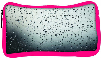 

Snoogg Eco Friendly Canvas Grey Water Drops Designer Student Pen Pencil Case Coin Purse Pouch Cosmetic Makeup Bag (PINK) Pouch(Multicolor)