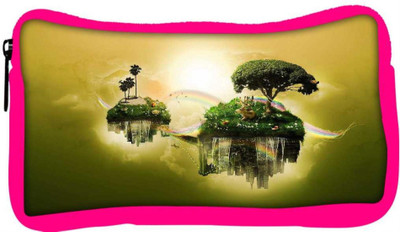 

Snoogg Eco Friendly Canvas Floating Earth Designer Student Pen Pencil Case Coin Purse Pouch Cosmetic Makeup Bag (PINK) Pouch(Multicolor)