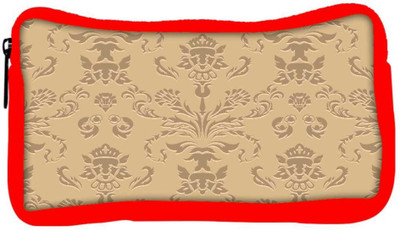 

Snoogg Eco Friendly Canvas Silver Pattern Designer Student Pen Pencil Case Coin Purse Pouch Cosmetic Makeup Bag (RED) Pouch(Multicolor)