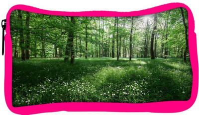 

Snoogg Eco Friendly Canvas White Flowers Designer Student Pen Pencil Case Coin Purse Pouch Cosmetic Makeup Bag (PINK) Pouch(Multicolor)