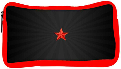 

Snoogg Eco Friendly Canvas Red Star Designer Student Pen Pencil Case Coin Purse Pouch Cosmetic Makeup Bag (RED) Pouch(Multicolor)