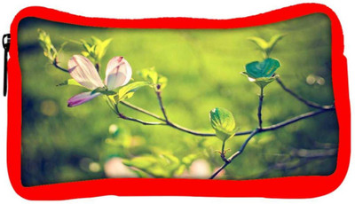 

Snoogg Eco Friendly Canvas Dark Pink Flower Designer Student Pen Pencil Case Coin Purse Pouch Cosmetic Makeup Bag (RED) Pouch(Multicolor)