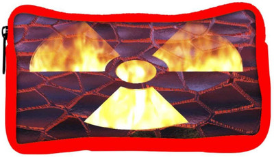 

Snoogg Eco Friendly Canvas Radioactivity Student Pen Pencil Case Coin Purse Pouch Cosmetic Makeup Bag (RED) Pouch(Multicolor)