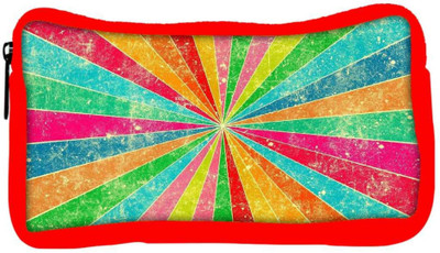 

Snoogg Eco Friendly Canvas Varient Design Pattern Designer Student Pen Pencil Case Coin Purse Pouch Cosmetic Makeup Bag (RED) Pouch(Multicolor)