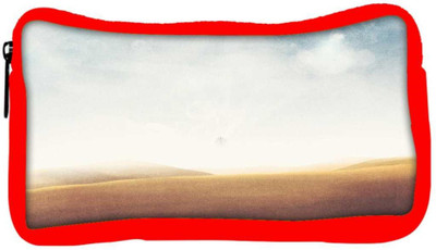 

Snoogg Eco Friendly Canvas Desert Vintage Designer Student Pen Pencil Case Coin Purse Pouch Cosmetic Makeup Bag (RED) Pouch(Multicolor)