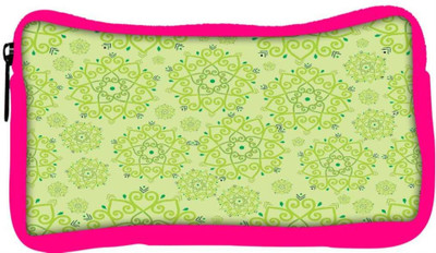 

Snoogg Eco Friendly Canvas Green Pattern Designer Student Pen Pencil Case Coin Purse Pouch Cosmetic Makeup Bag (PINK) Pouch(Multicolor)