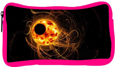 

Snoogg Eco Friendly Canvas Eclipse Wallpapers Designer Student Pen Pencil Case Coin Purse Pouch Cosmetic Makeup Bag (PINK) Pouch(Multicolor)