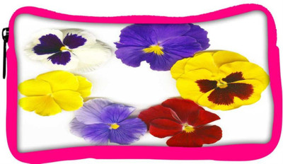 

Snoogg Eco Friendly Canvas A Circle Made Of Colorful Viola Tricolor Student Pen Pencil Case Coin Purse Pouch Cosmetic Makeup Bag (PINK) Pouch(Multicolor)