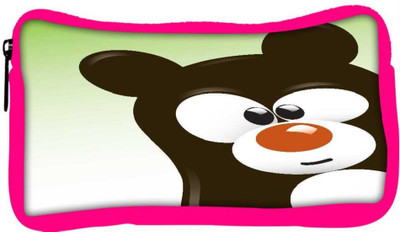 

Snoogg Eco Friendly Canvas Funny Cartoon Bear Student Pen Pencil Case Coin Purse Pouch Cosmetic Makeup Bag (PINK) Pouch(Multicolor)