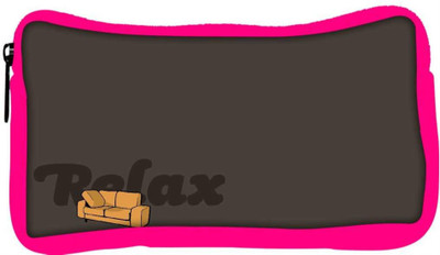 

Snoogg Eco Friendly Canvas Relax Sofa Designer Student Pen Pencil Case Coin Purse Pouch Cosmetic Makeup Bag (PINK) Pouch(Multicolor)