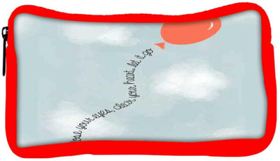 

Snoogg Eco Friendly Canvas Let It Go Student Pen Pencil Case Coin Purse Pouch Cosmetic Makeup Bag (RED) Pouch(Multicolor)