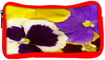 

Snoogg Eco Friendly Canvas Closeup Of Colourful Viola Tricolor Student Pen Pencil Case Coin Purse Pouch Cosmetic Makeup Bag (RED) Pouch(Multicolor)