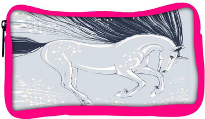 

Snoogg Eco Friendly Canvas Unicorn 2824 Student Pen Pencil Case Coin Purse Pouch Cosmetic Makeup Bag (PINK) Pouch(Multicolor)