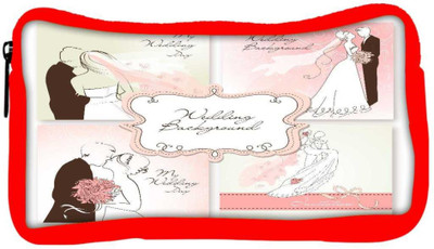 

Snoogg Eco Friendly Canvas Set Of Beautiful Vector Wedding Backgrounds Easy To Edit Perfect For Weddin Student Pen Pencil Case Coin Purse Pouch Cosmetic Makeup Bag (RED) Pouch(Multicolor)