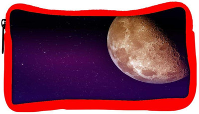 

Snoogg Eco Friendly Canvas Our Moon Student Pen Pencil Case Coin Purse Pouch Cosmetic Makeup Bag (RED) Pouch(Multicolor)