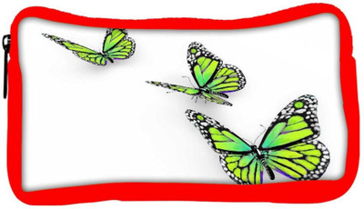 

Snoogg Eco Friendly Canvas Butterfly Isolated On White Student Pen Pencil Case Coin Purse Pouch Cosmetic Makeup Bag (RED) Pouch(Multicolor)