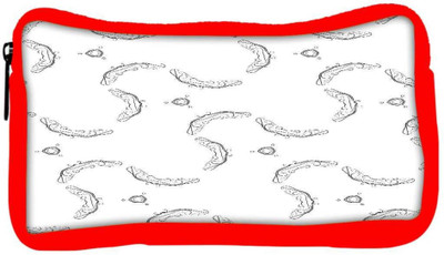 

Snoogg Eco Friendly Canvas Grey Germs Designer Student Pen Pencil Case Coin Purse Pouch Cosmetic Makeup Bag (RED) Pouch(Multicolor)