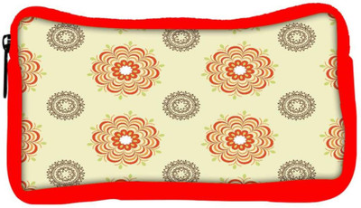 

Snoogg Eco Friendly Canvas Multiple Design Cream Pattern Designer Student Pen Pencil Case Coin Purse Pouch Cosmetic Makeup Bag (RED) Pouch(Multicolor)