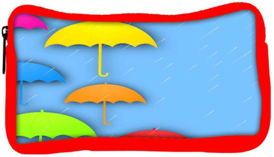 

Snoogg Eco Friendly Canvas Abstract Rainy Season Background With Colorful Umbrella And Raindrops Student Pen Pencil Case Coin Purse Pouch Cosmetic Makeup Bag (RED) Pouch(Multicolor)
