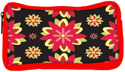 

Snoogg Eco Friendly Canvas Red Flowers Designer Student Pen Pencil Case Coin Purse Pouch Cosmetic Makeup Bag (RED) Pouch(Multicolor)