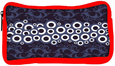 

Snoogg Eco Friendly Canvas White Circles Designer Student Pen Pencil Case Coin Purse Pouch Cosmetic Makeup Bag (RED) Pouch(Multicolor)