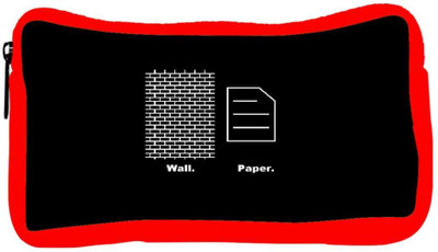 

Snoogg Eco Friendly Canvas Wallpaper Designer Student Pen Pencil Case Coin Purse Pouch Cosmetic Makeup Bag (RED) Pouch(Multicolor)