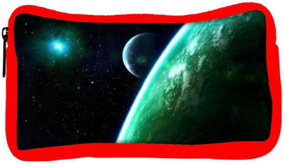 

Snoogg Eco Friendly Canvas Whole Galaxy Designer Student Pen Pencil Case Coin Purse Pouch Cosmetic Makeup Bag (RED) Pouch(Multicolor)