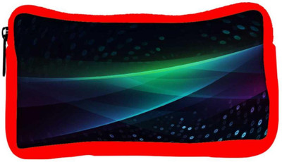 

Snoogg Eco Friendly Canvas Small Blue Spots Designer Student Pen Pencil Case Coin Purse Pouch Cosmetic Makeup Bag (RED) Pouch(Multicolor)