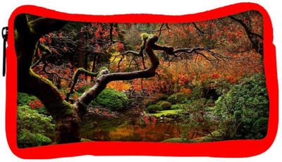 

Snoogg Eco Friendly Canvas Pound In Garden Designer Student Pen Pencil Case Coin Purse Pouch Cosmetic Makeup Bag (RED) Pouch(Multicolor)