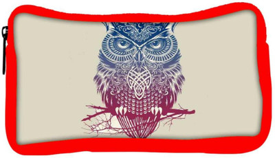 

Snoogg Eco Friendly Canvas Owl Paint Student Pen Pencil Case Coin Purse Pouch Cosmetic Makeup Bag (RED) Pouch(Multicolor)