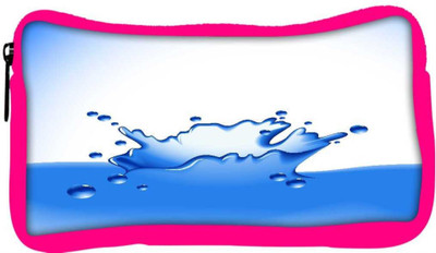 

Snoogg Eco Friendly Canvas Clear Water Splash Vector Student Pen Pencil Case Coin Purse Pouch Cosmetic Makeup Bag (PINK) Pouch(Multicolor)