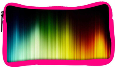 

Snoogg Eco Friendly Canvas Multicolor Pattern Design Designer Student Pen Pencil Case Coin Purse Pouch Cosmetic Makeup Bag (PINK) Pouch(Multicolor)