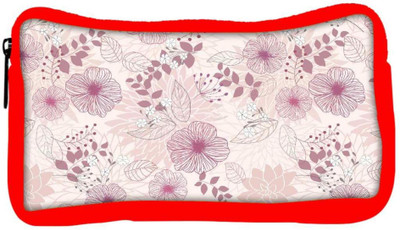 

Snoogg Eco Friendly Canvas Floral Petals Designer Student Pen Pencil Case Coin Purse Pouch Cosmetic Makeup Bag (RED) Pouch(Multicolor)