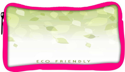 

Snoogg Eco Friendly Canvas Abstract Nature Background With Fresh Green Leaves Student Pen Pencil Case Coin Purse Pouch Cosmetic Makeup Bag (PINK) Pouch(Multicolor)