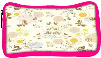 

Snoogg Eco Friendly Canvas Flying Butterflies Designer Student Pen Pencil Case Coin Purse Pouch Cosmetic Makeup Bag (PINK) Pouch(Multicolor)