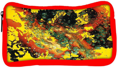 

Snoogg Eco Friendly Canvas Paint Splattered In Water Designer Student Pen Pencil Case Coin Purse Pouch Cosmetic Makeup Bag (RED) Pouch(Multicolor)