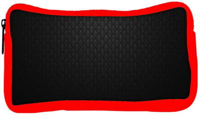 

Snoogg Eco Friendly Canvas Abstract Black Pattern Design Designer Student Pen Pencil Case Coin Purse Pouch Cosmetic Makeup Bag (RED) Pouch(Multicolor)