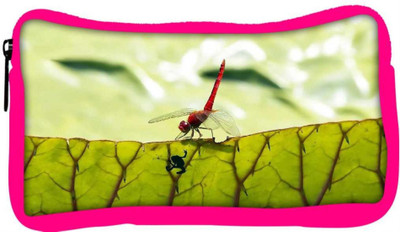 

Snoogg Eco Friendly Canvas Bloody Red Dragonfly Designer Student Pen Pencil Case Coin Purse Pouch Cosmetic Makeup Bag (PINK) Pouch(Multicolor)