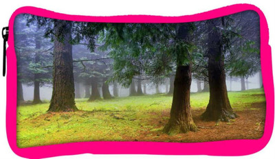 

Snoogg Eco Friendly Canvas Huge Tree Forest Designer Student Pen Pencil Case Coin Purse Pouch Cosmetic Makeup Bag (PINK) Pouch(Multicolor)